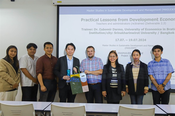 MASUDEM Project Training at Partner Country Institutions Trainers: Lubomir Darmo, PhD.  Title: Practical Lessons from Development Economics